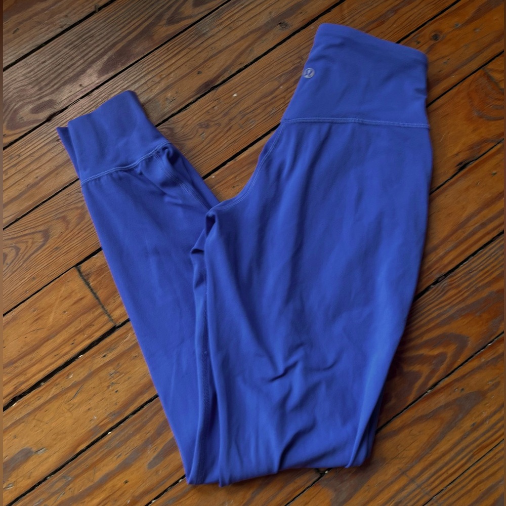 lululemon align lounge jogger wild indigo light blue size 2